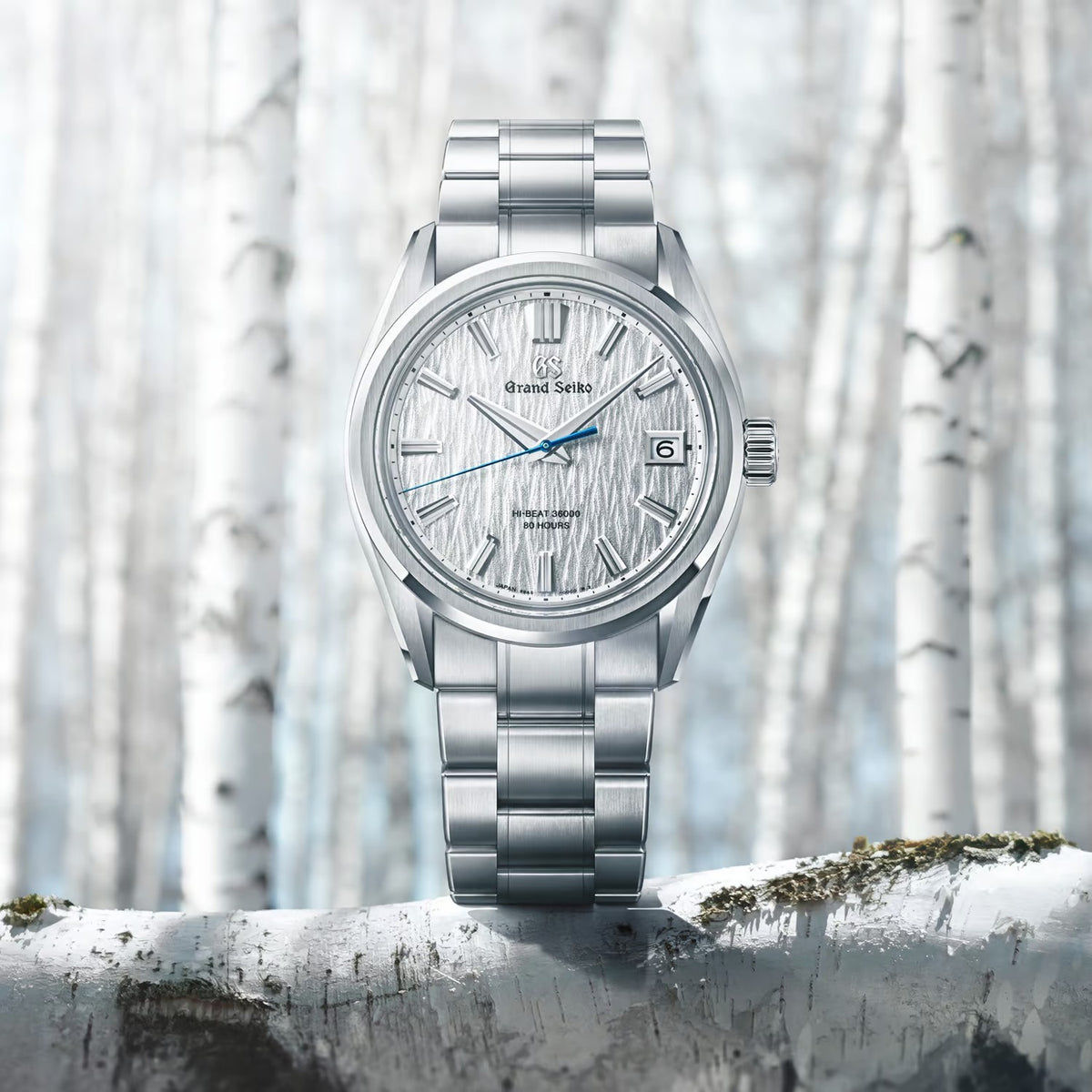 Grand Seiko Evolution 9 'White Birch' Hi-Beat 40mm Watch SLGH013