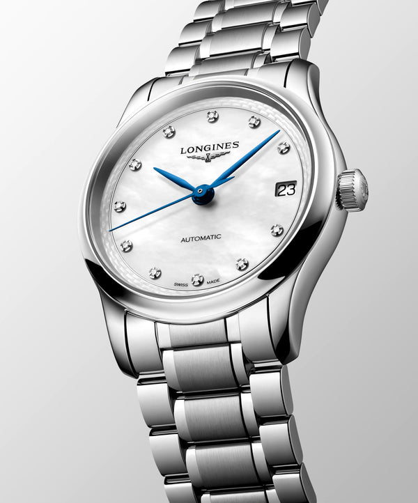 Longines Master Collection Automatic Diamond Dial 30mm Watch L2.450.4.87.6