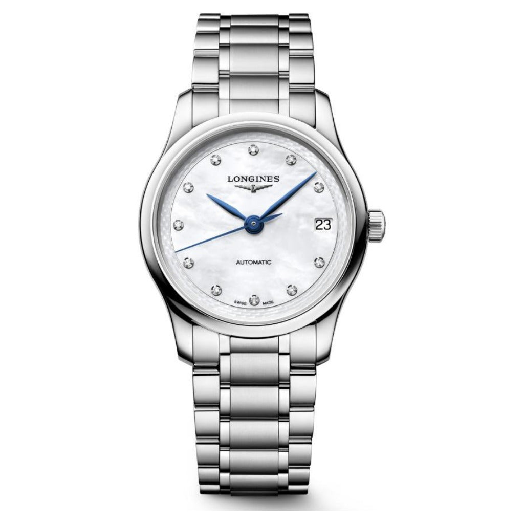Longines Master Collection Automatic Diamond Dial 30mm Watch L2.450.4.87.6