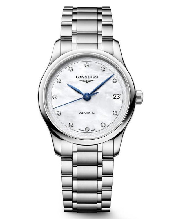 Longines Master Collection Automatic Diamond Dial 30mm Watch L2.450.4.87.6