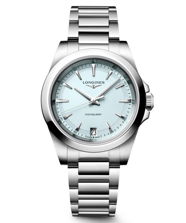 Longines Conquest Mint Blue Quartz 34mm L3.460.4.92.6