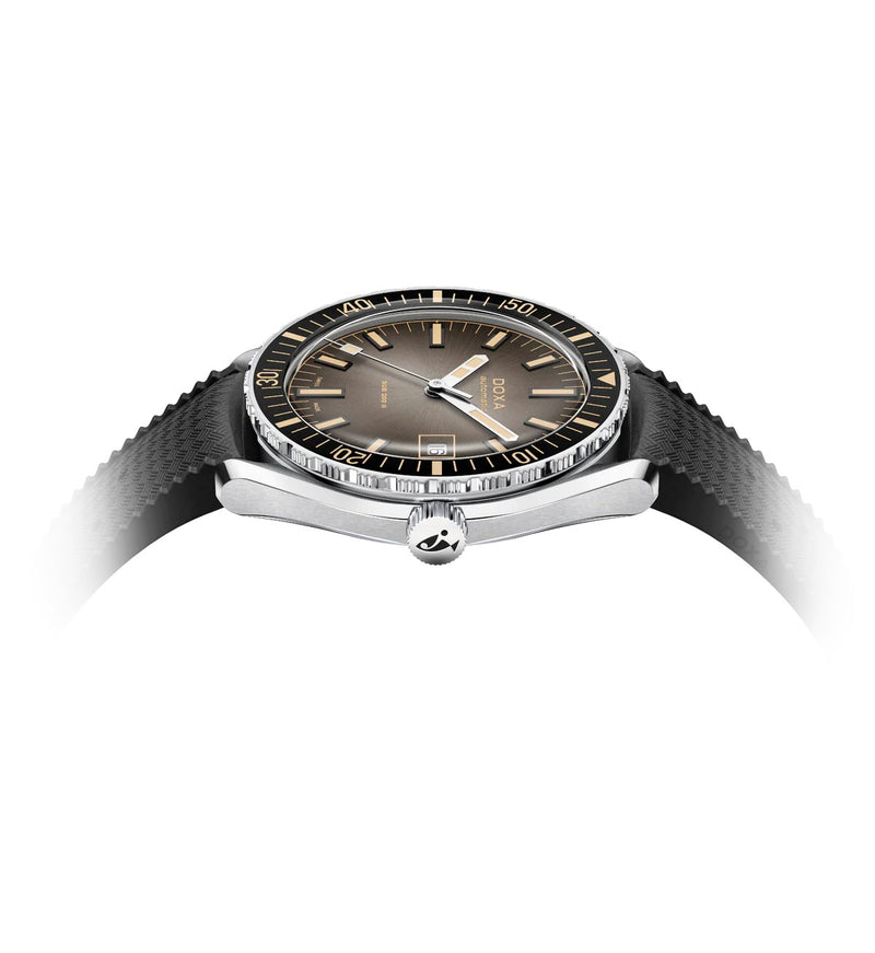Doxa SUB 200 II Sharkhunter Vintage Black  Rubber Strap 44mm Watch 795.10.101B.20