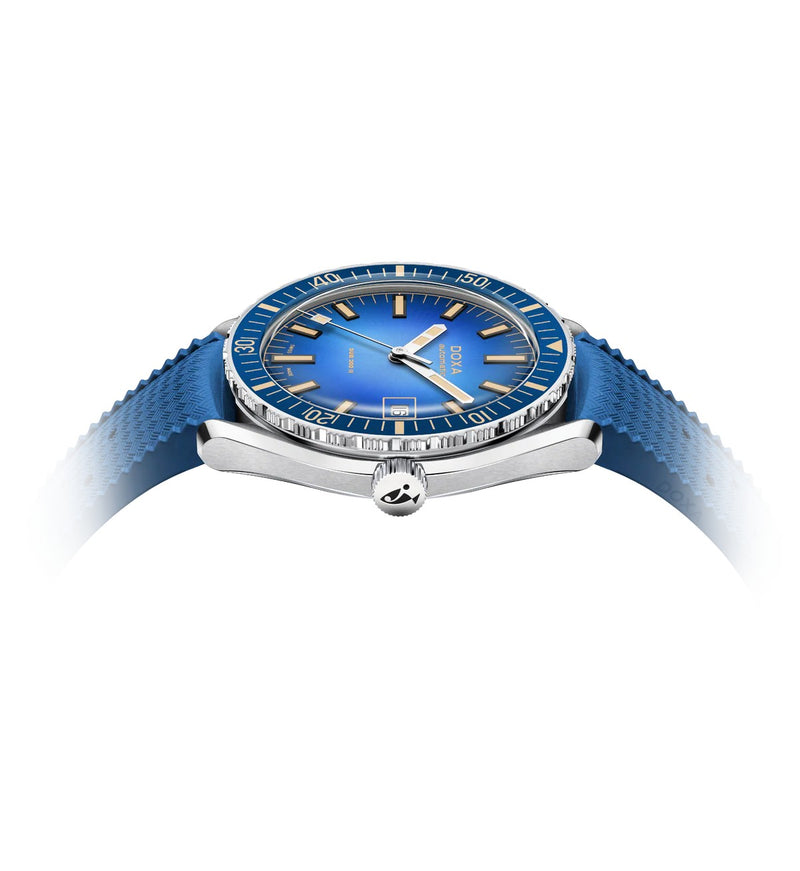 Doxa SUB 200 II Caribbean Rubber Strap 44mm Watch 795.10.201.32