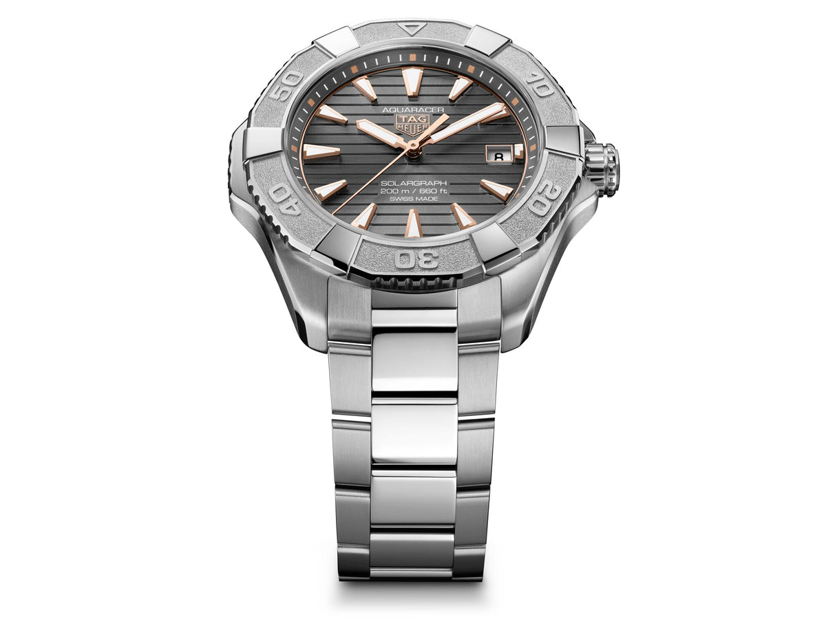 Tag Heuer Aquaracer Professional 200 Solargraph Titanium 40mm Watch WBP1190.BZ0003
