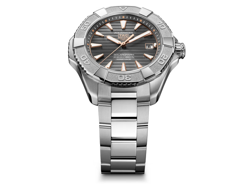 Tag Heuer Aquaracer Professional 200 Solargraph Titanium 40mm Watch WBP1190.BZ0003