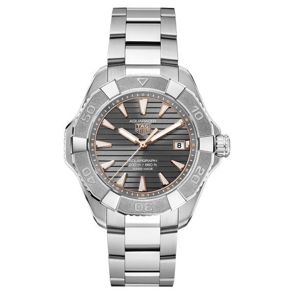 Tag Heuer Aquaracer Professional 200 Solargraph Titanium 40mm Watch WBP1190.BZ0003