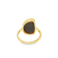 Opal Freeform Doublet, 9ct Yellow Gold Ring