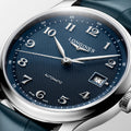 Longines Master Collection Automatic Blue Leather Strap 39mm Watch L2.949.4.93.2