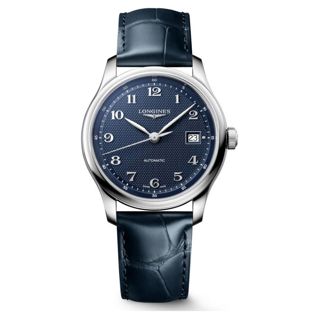 Longines Master Collection Automatic Blue Leather Strap 39mm Watch L2.949.4.93.2
