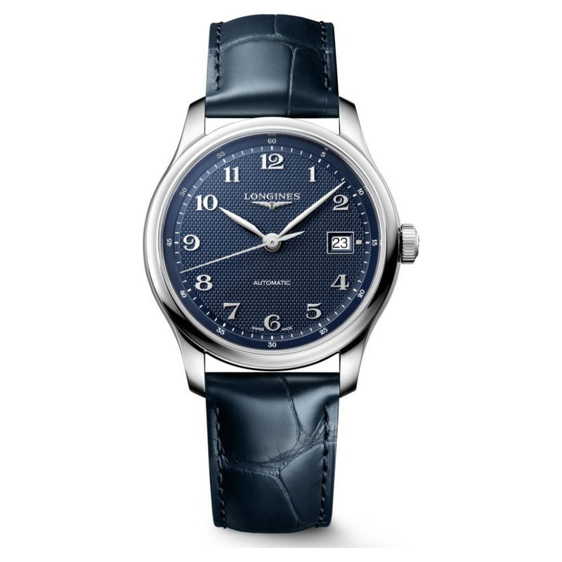 Longines Master Collection Automatic Blue Leather Strap 39mm Watch L2.949.4.93.2