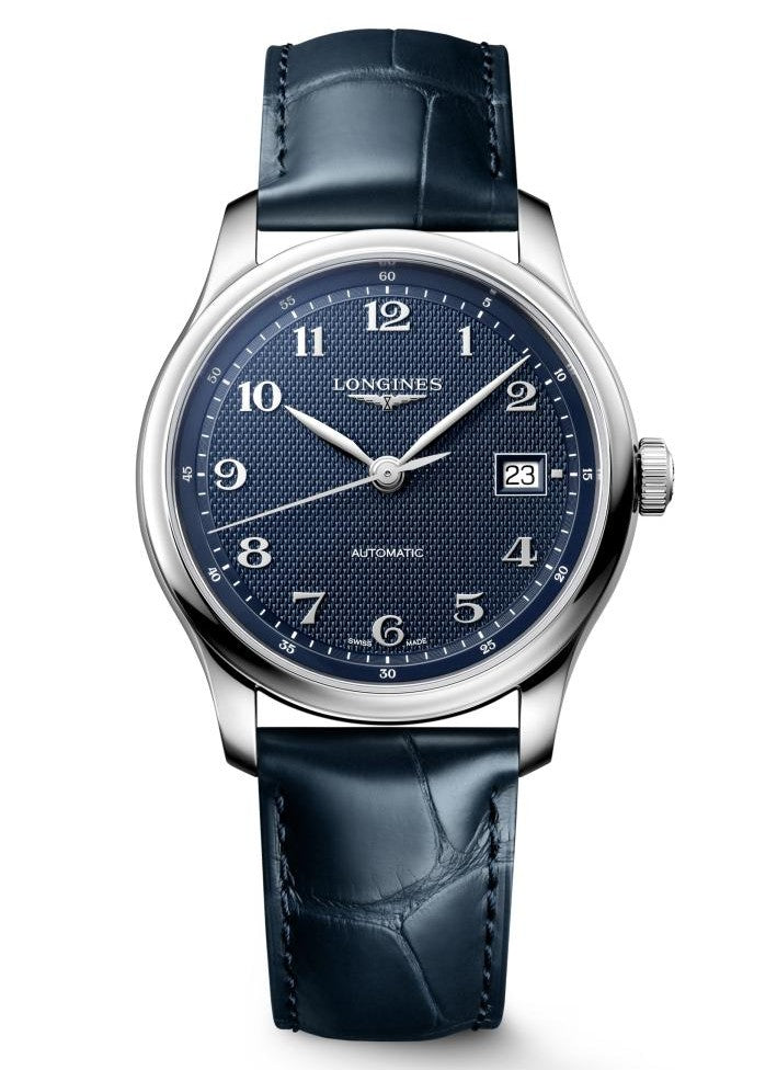 Longines Master Collection Automatic Blue Leather Strap 39mm Watch L2.949.4.93.2