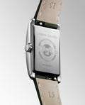 Longines DolceVita Steel 20.8x32mm Green Leather Strap Watch L5.255.4.08.2