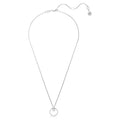 Swarovski Constella Pavé, Round cut, White, Rhodium plated Pendant