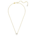 Swarovski Stilla Round cut, White, 18K gold finish Pendant