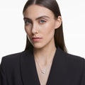 Swarovski Mesmera Heart, White, Rhodium plated Necklace