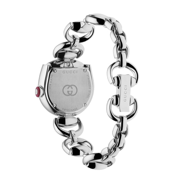 GUCCI Horsebit Black Dial 27x23mm, Stainless Steel Watch YA168501