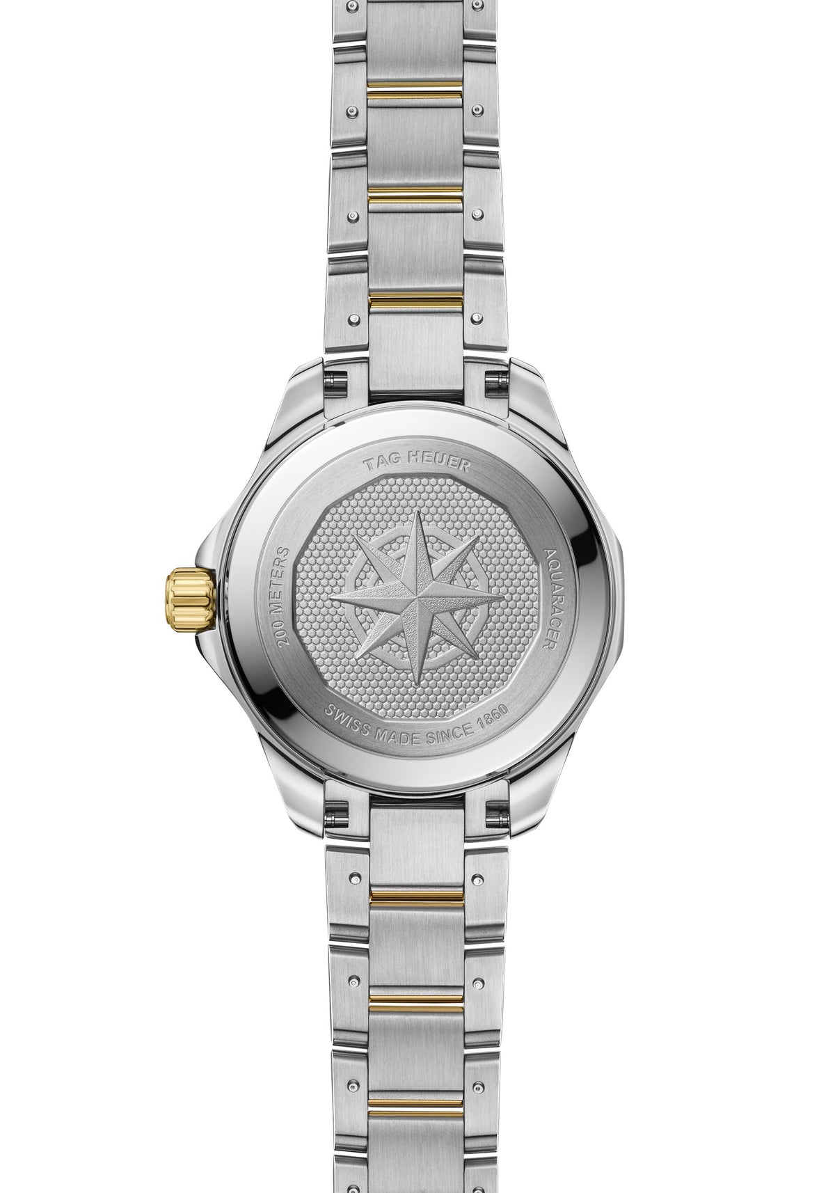 Tag Heuer Aquaracer Professional 200 Solargraph Mother of Pearl Two-Tone 34mm WBP1326.BB0004