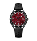Doxa SUB 200 II Red Coral Black Rubber 44mm Watch 795.70.161.20