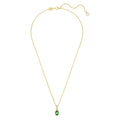 Swarovski Chroma Pear cut, Green, 18K gold finish Pendant