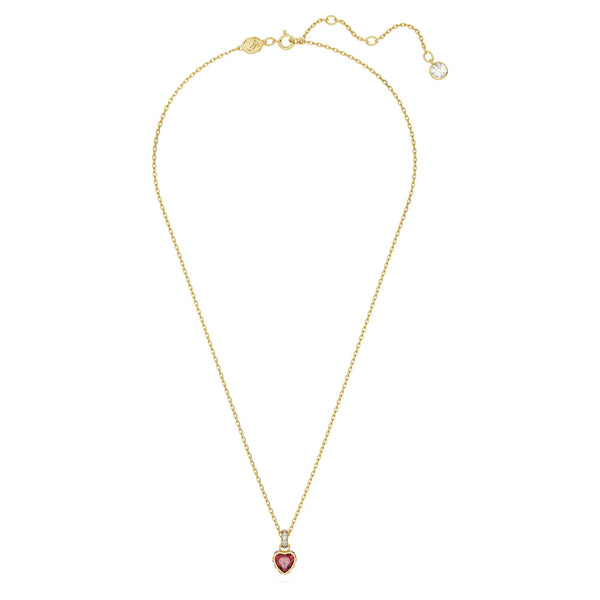 Swarovski Chroma Heart, Red, 18K gold finish Pendant