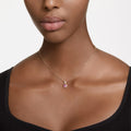 Swarovski Chroma Heart, Red, 18K gold finish Pendant