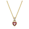 Swarovski Chroma Heart, Red, 18K gold finish Pendant