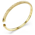 Swarovski Sublima Snow pavé, Gold tone, 18K gold finish Bangle