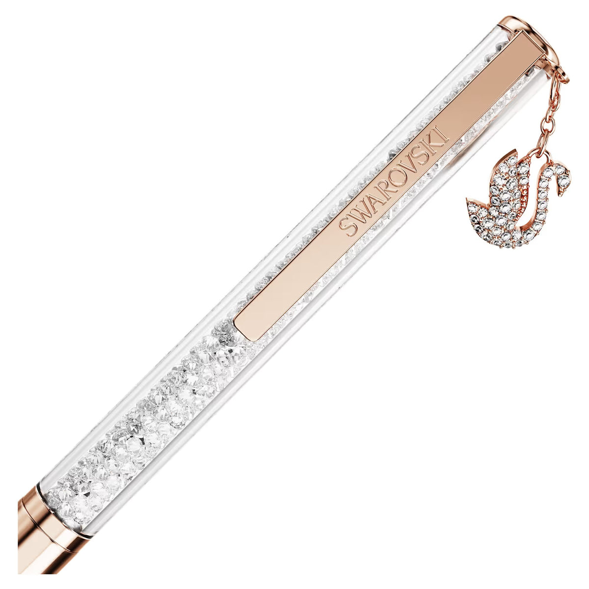 Swarovski Crystalline Swan, Rose gold-tone plated Ballpoint Pen