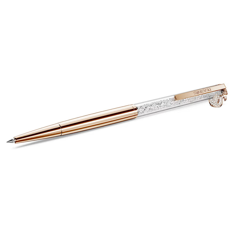 Swarovski Crystalline Swan, Rose gold-tone plated Ballpoint Pen