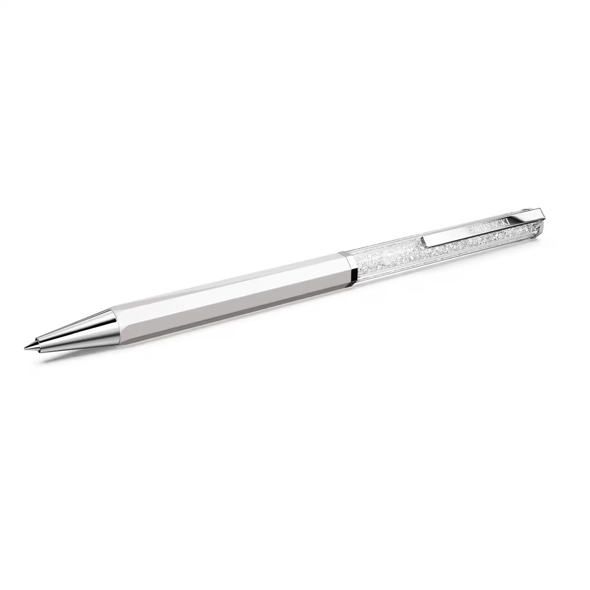 Swarovski Crystalline White lacquered, chrome plated Ballpoint Pen