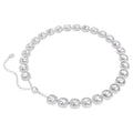 Swarovski Una Angelic Cushion cut, White, Rhodium plated Necklace