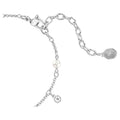 Swarovski Imber Crystal pearl, Round cut, White, Rhodium plated Bracelet
