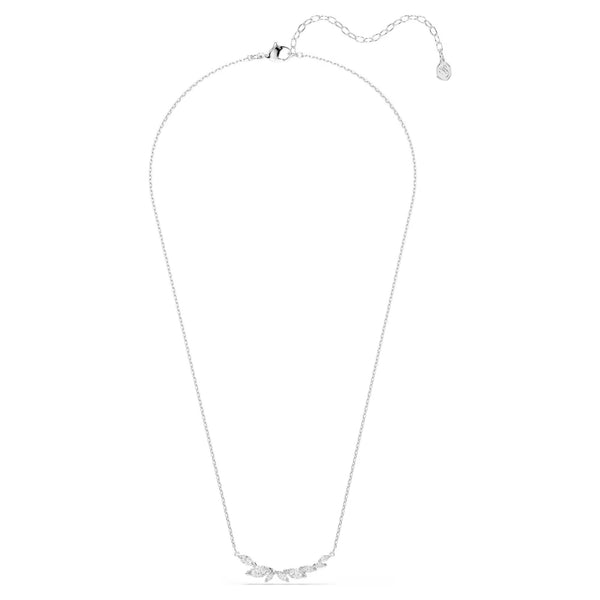 Swarovski Mesmera Marquise cut, White, Rhodium plated Necklace