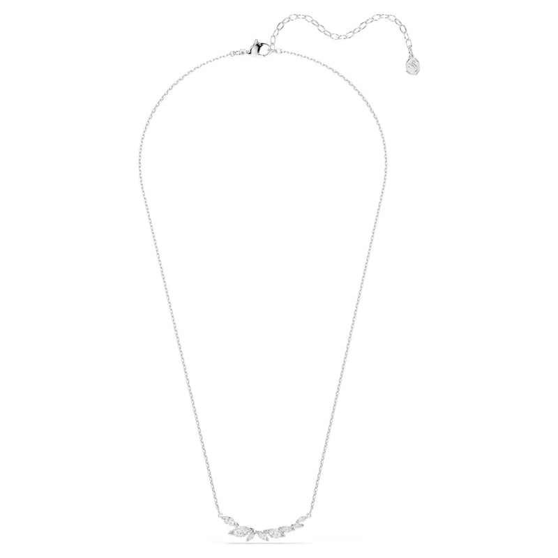 Swarovski Mesmera Marquise cut, White, Rhodium plated Necklace