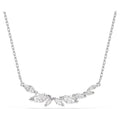 Swarovski Mesmera Marquise cut, White, Rhodium plated Necklace