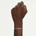 Swarovski Mesmera Mixed cuts, White, 18K gold finish Bracelet