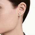 Swarovski Mesmera Marquise cut, White, Rhodium plated Earrings