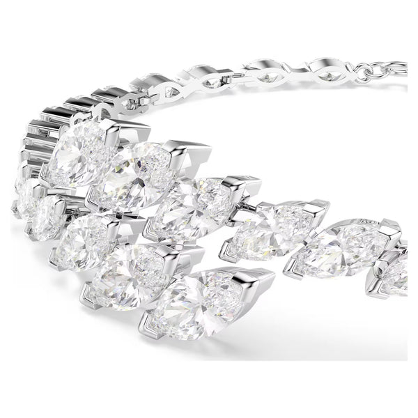 Swarovski Mesmera Marquise cut, White, Rhodium plated Bracelet