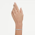 Swarovski Mesmera Marquise cut, White, Rhodium plated Bracelet