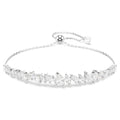 Swarovski Mesmera Marquise cut, White, Rhodium plated Bracelet