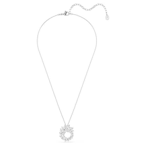 Swarovski Mesmera Marquise cut, White, Rhodium plated Pendant