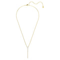 Swarovski Mesmera Mixed cuts, White, 18K gold finish Y Necklace