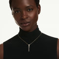 Swarovski Mesmera Mixed cuts, White, 18K gold finish Y Necklace