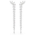 Swarovski Mesmera Marquise cut, White, Rhodium plated Earrings