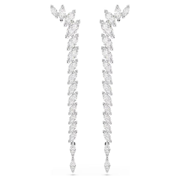 Swarovski Mesmera Marquise cut, White, Rhodium plated Earrings