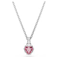 Swarovski Chroma Mixed cuts, Pink, Rhodium plated Pendant