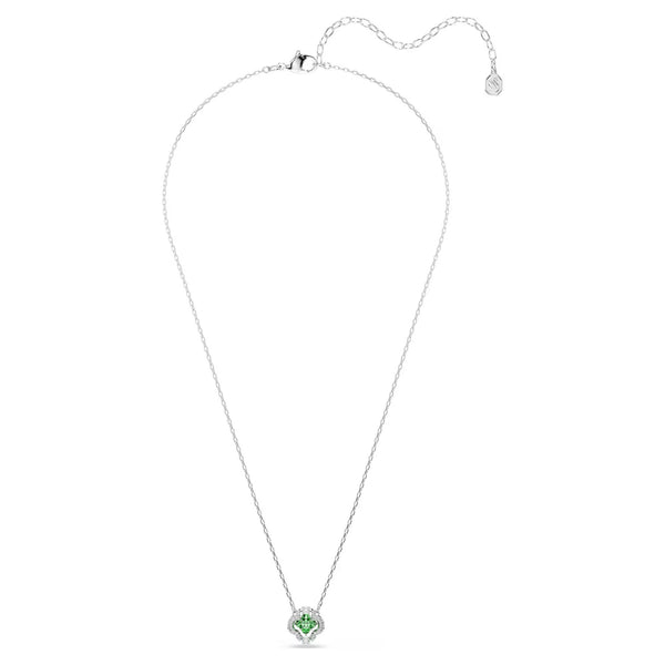 Swarovski Una Angelic Mixed cuts, Green, Rhodium plated Pendant