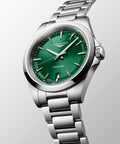 Longines Conquest Green Quartz 38mm Watch L3.750.4.09.6
