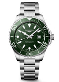 Longines HydroConquest Green 42mm Quartz Watch L3.769.4.06.6