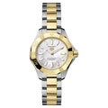 Tag Heuer Aquaracer Professional 100 Solargraph Mother of Pearl Two-Tone 28mm WBP1423.BB0006